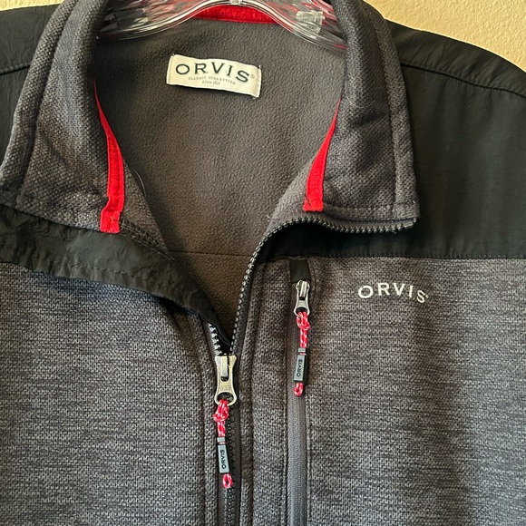 Orvis Men's Charcoal and Black Performance Jacket, Size Large - Picture 3 of 10
